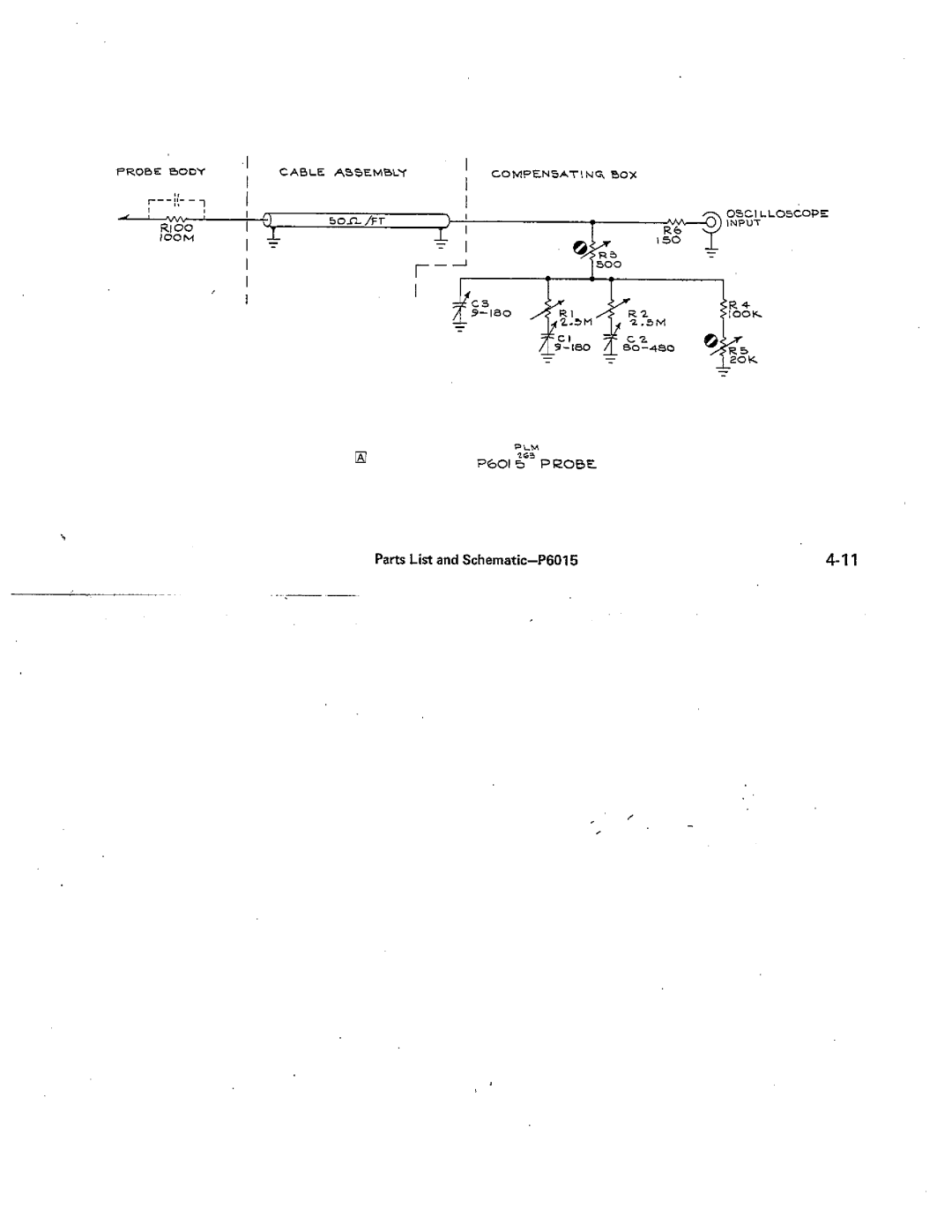 Tektronix P6015 manual 