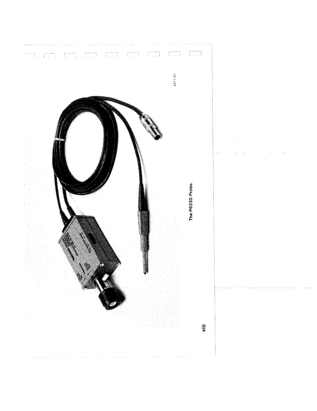 Tektronix P6230 manual 