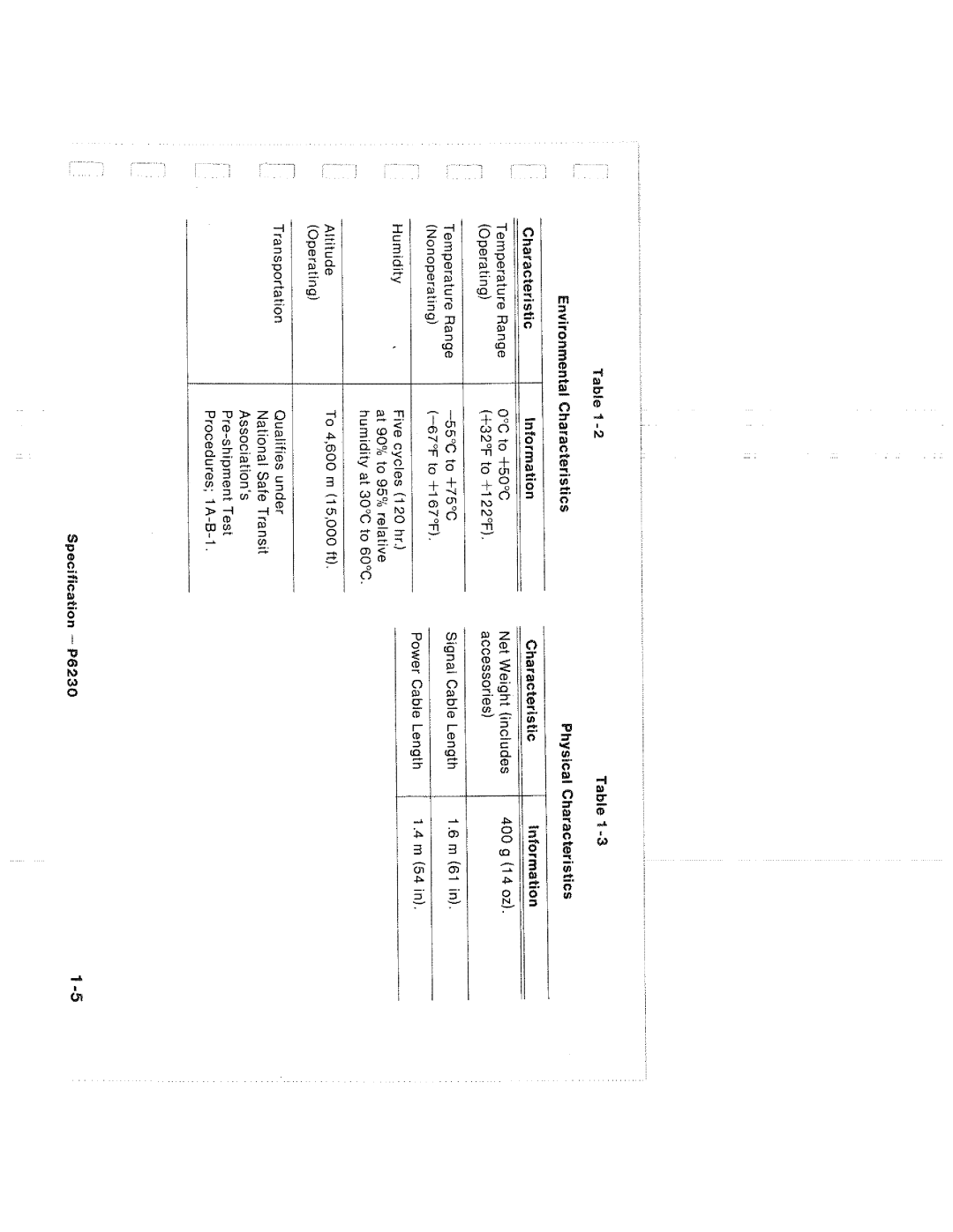 Tektronix P6230 manual 