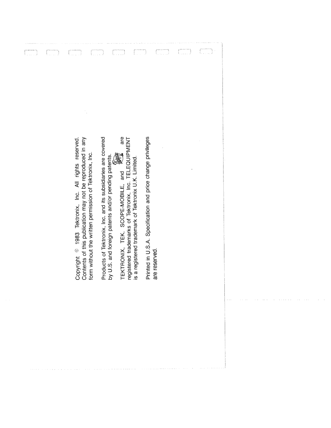 Tektronix P6230 manual 