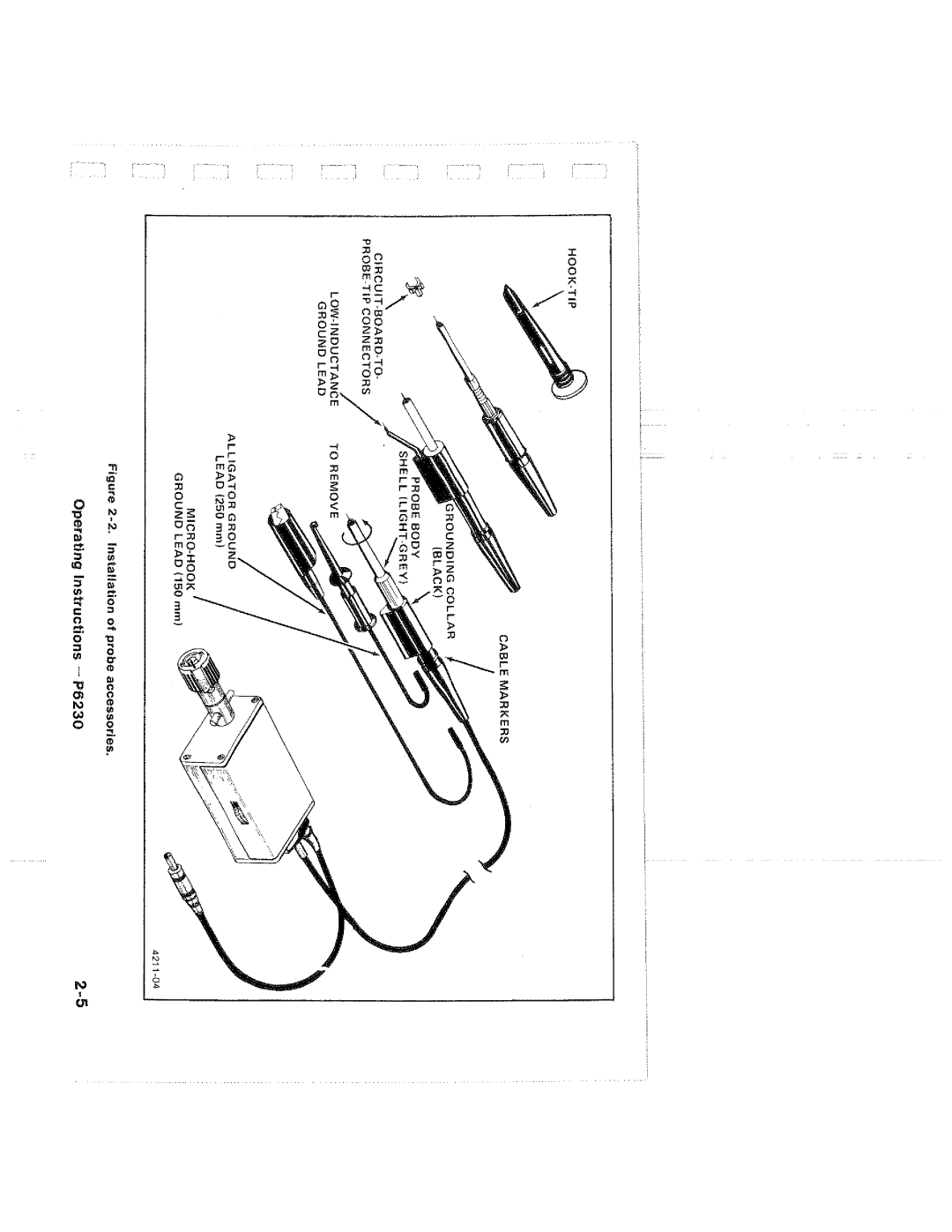 Tektronix P6230 manual 