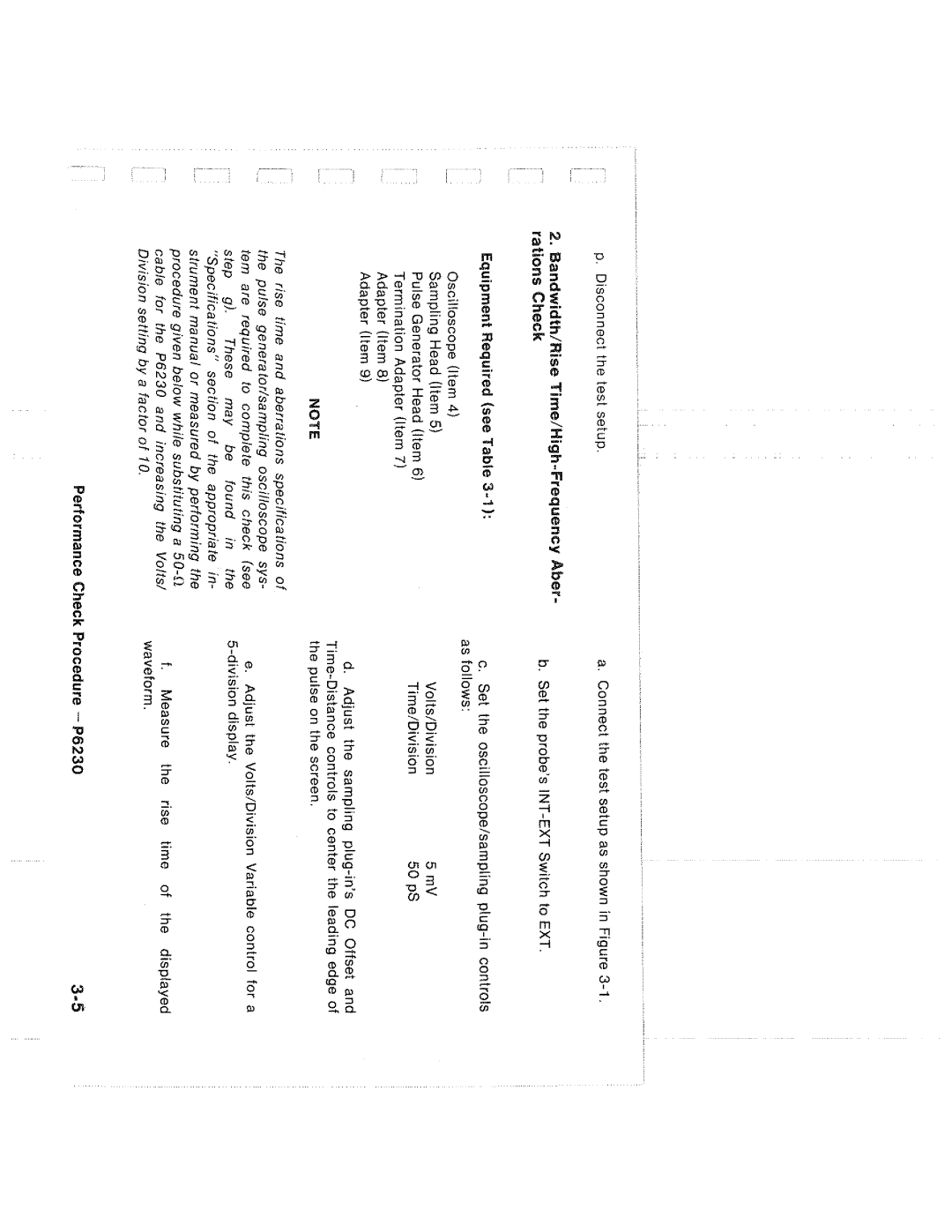 Tektronix P6230 manual 