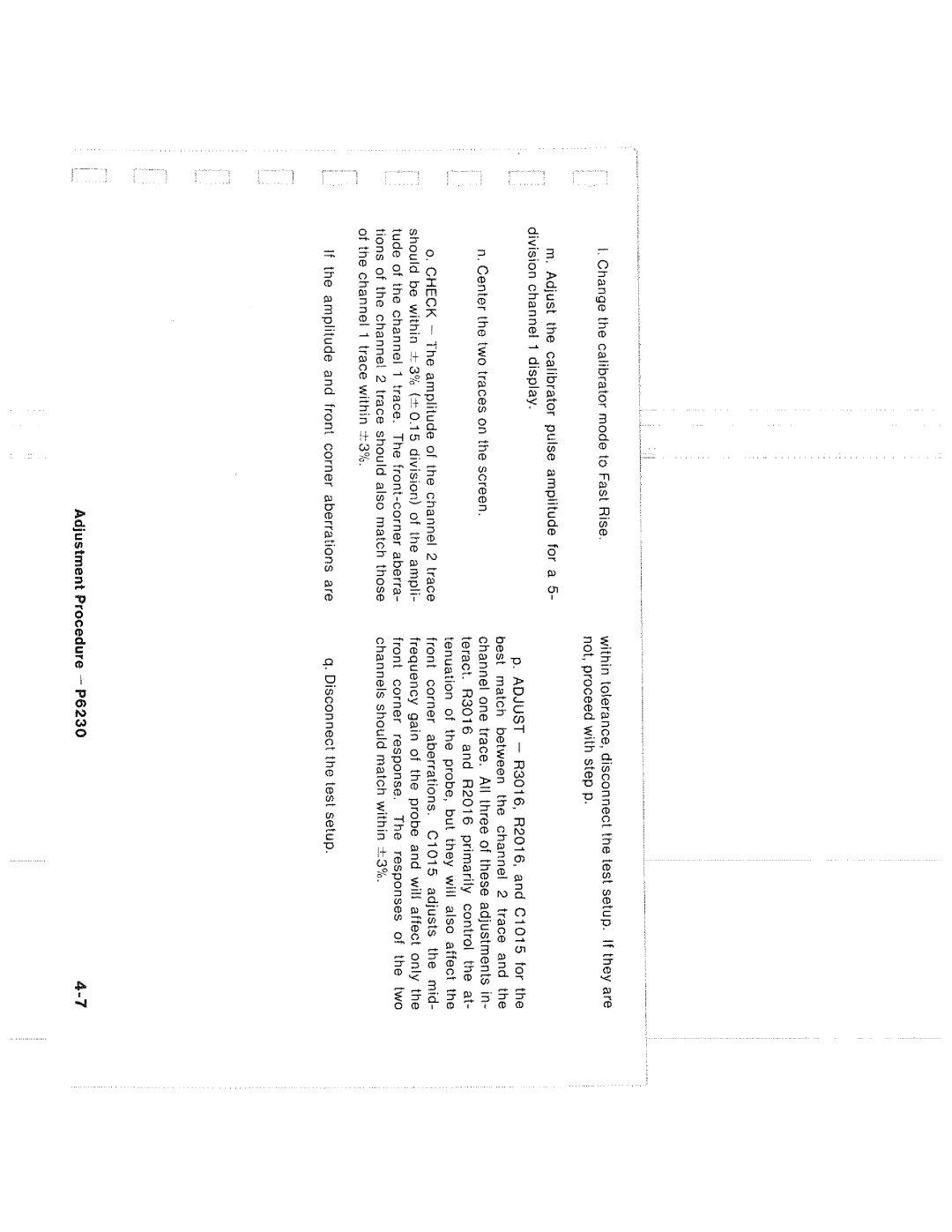 Tektronix P6230 manual 