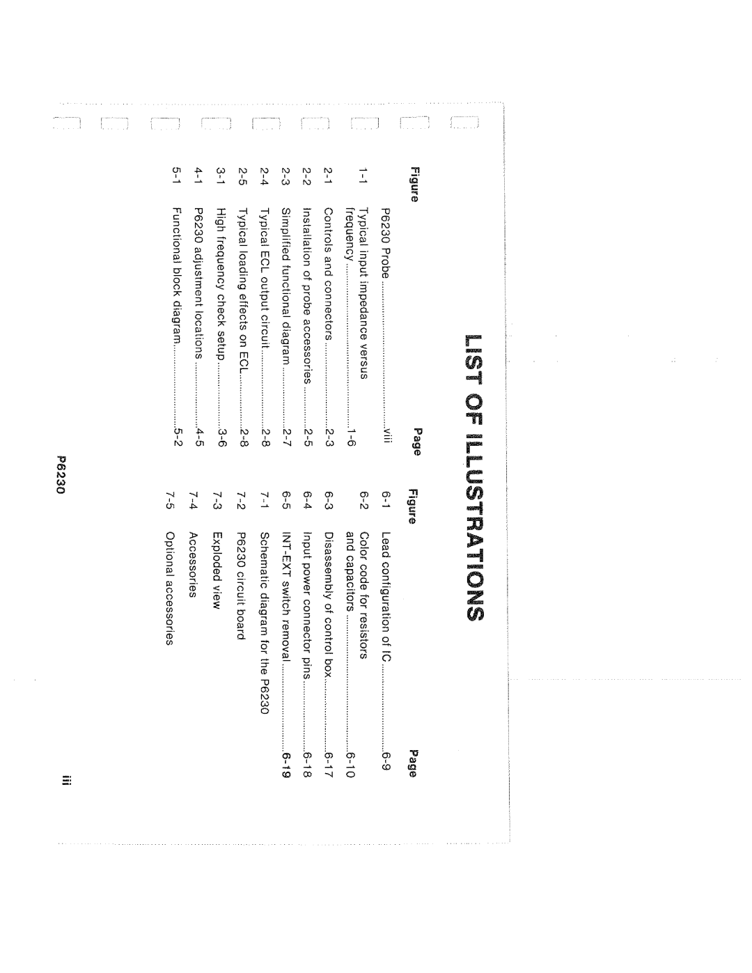 Tektronix P6230 manual 