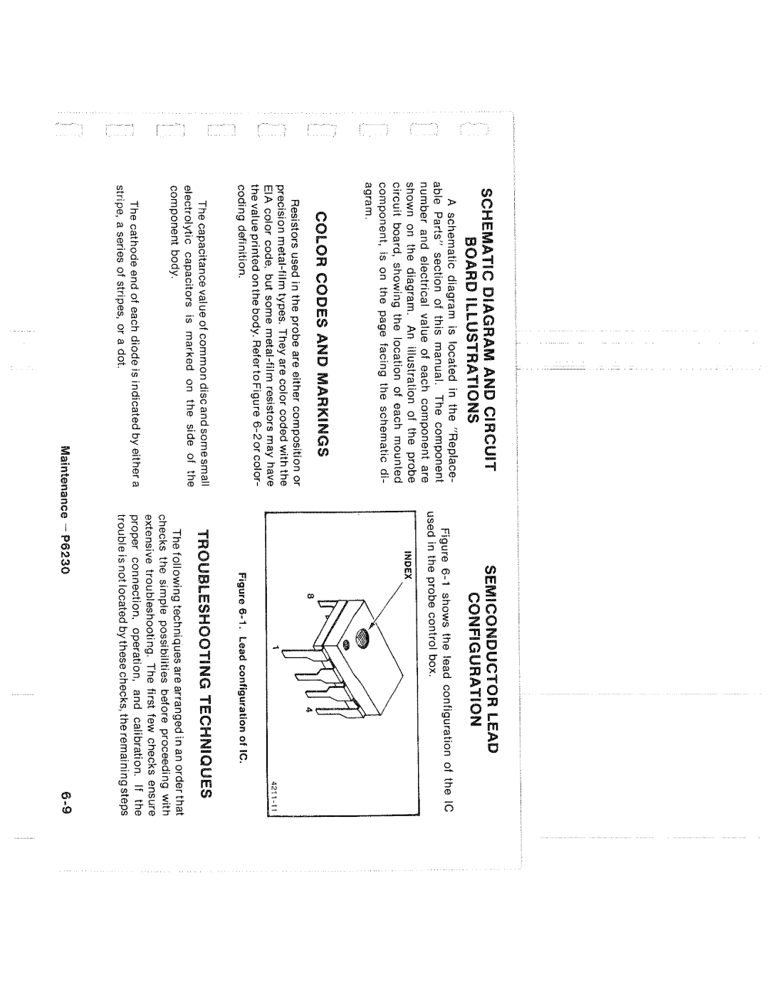 Tektronix P6230 manual 