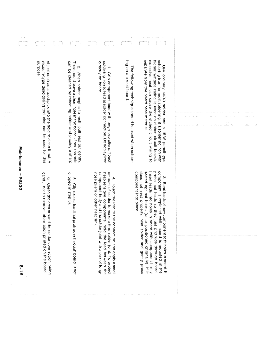 Tektronix P6230 manual 