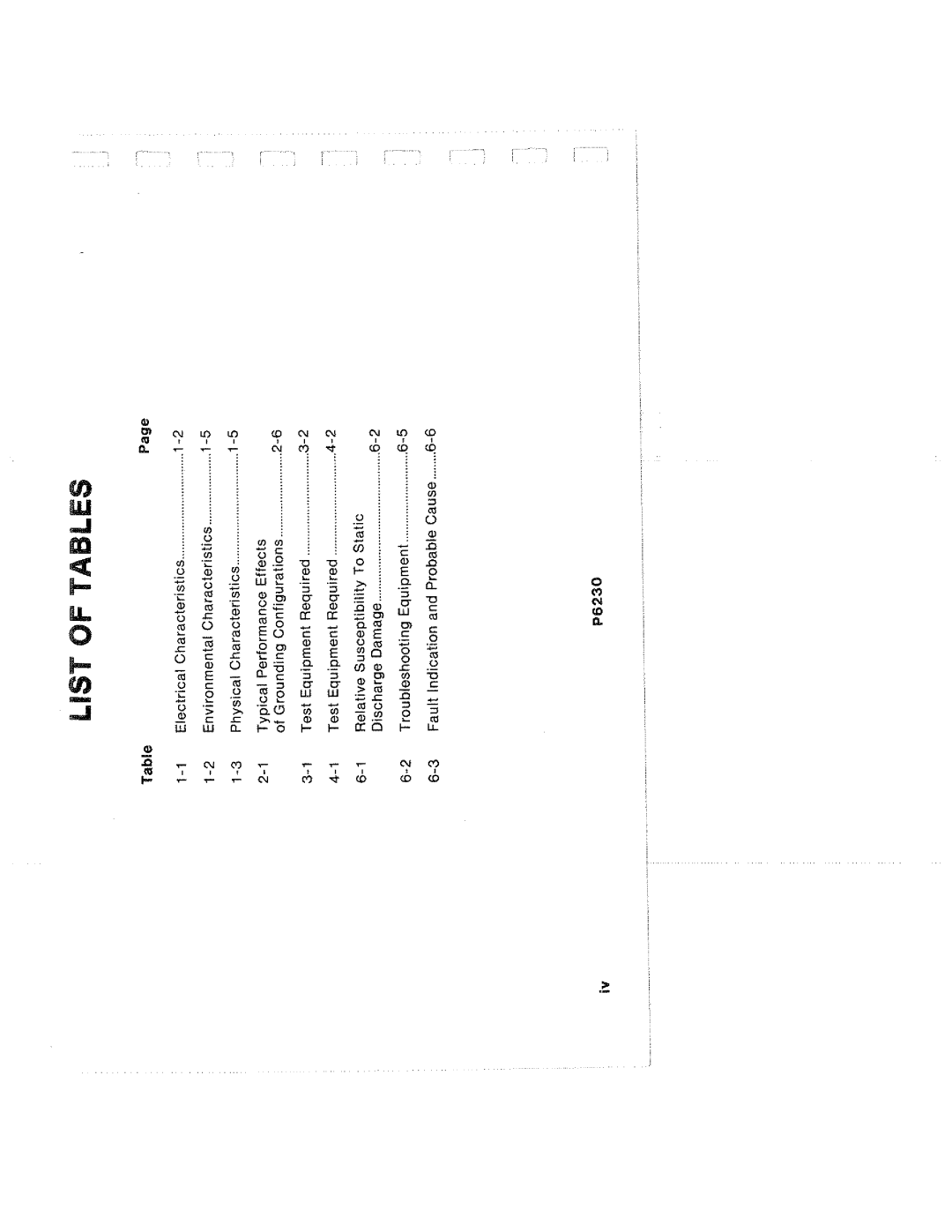 Tektronix P6230 manual 