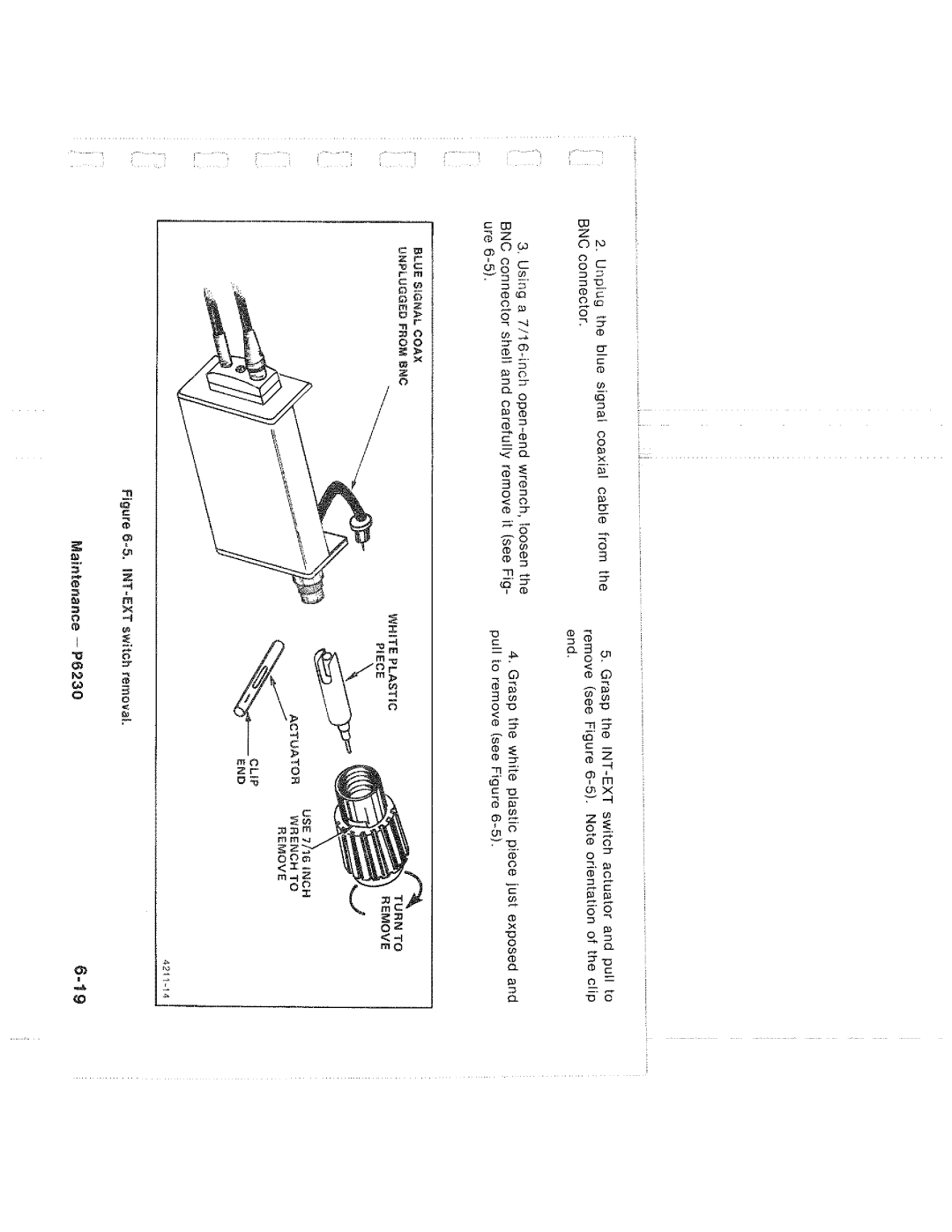 Tektronix P6230 manual 