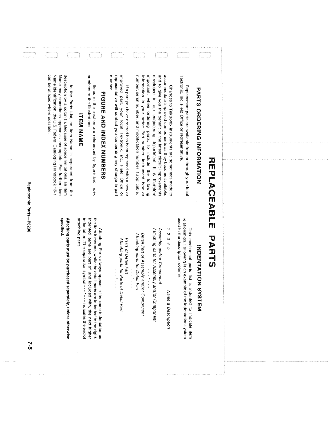 Tektronix P6230 manual 