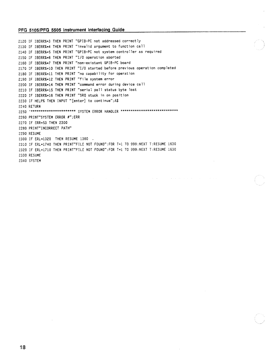 Tektronix PFG 5105, 5505 manual 