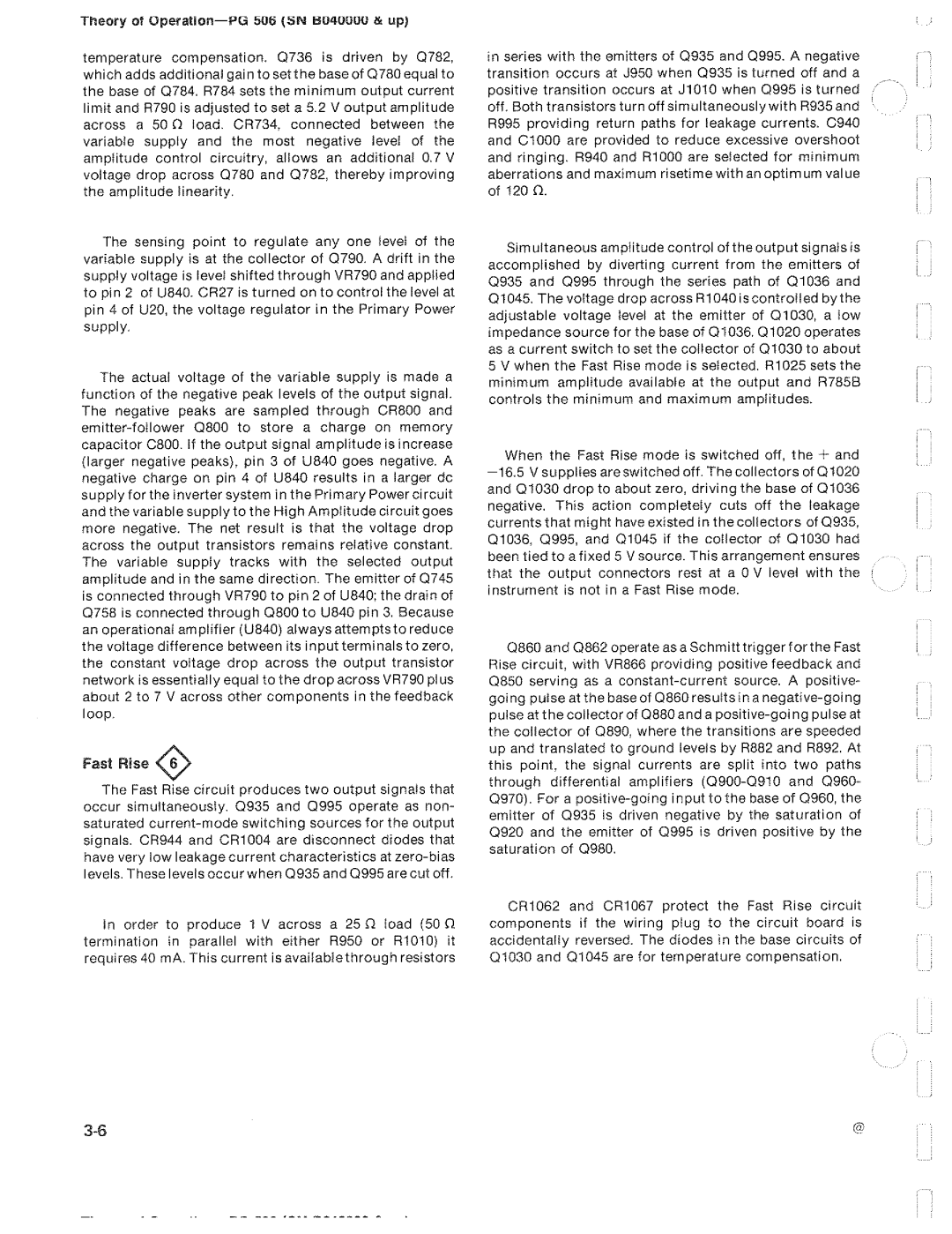 Tektronix PG 506 manual 