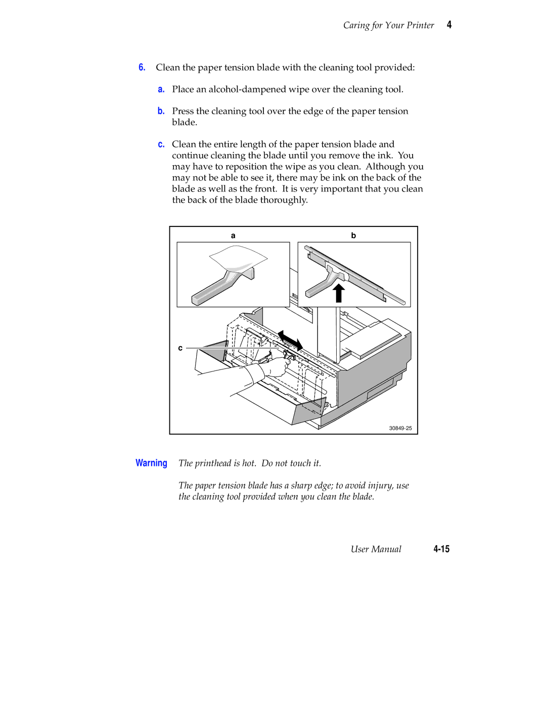 Tektronix Phaser 300X user manual 30849-25 