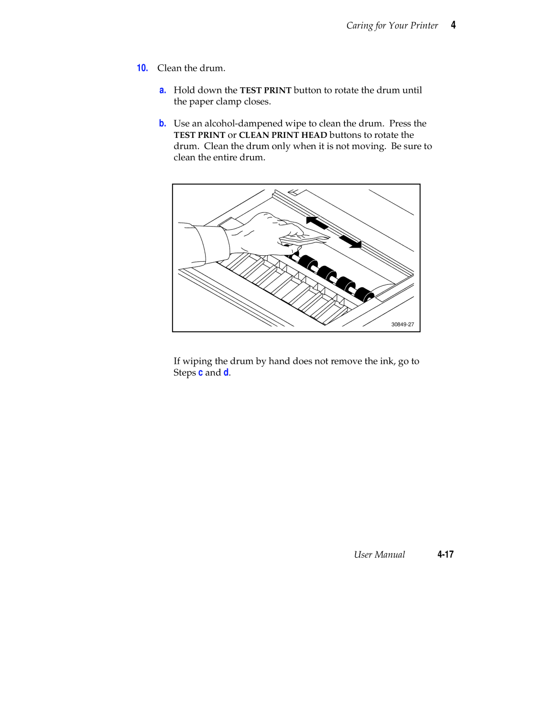 Tektronix Phaser 300X user manual 30849-27 