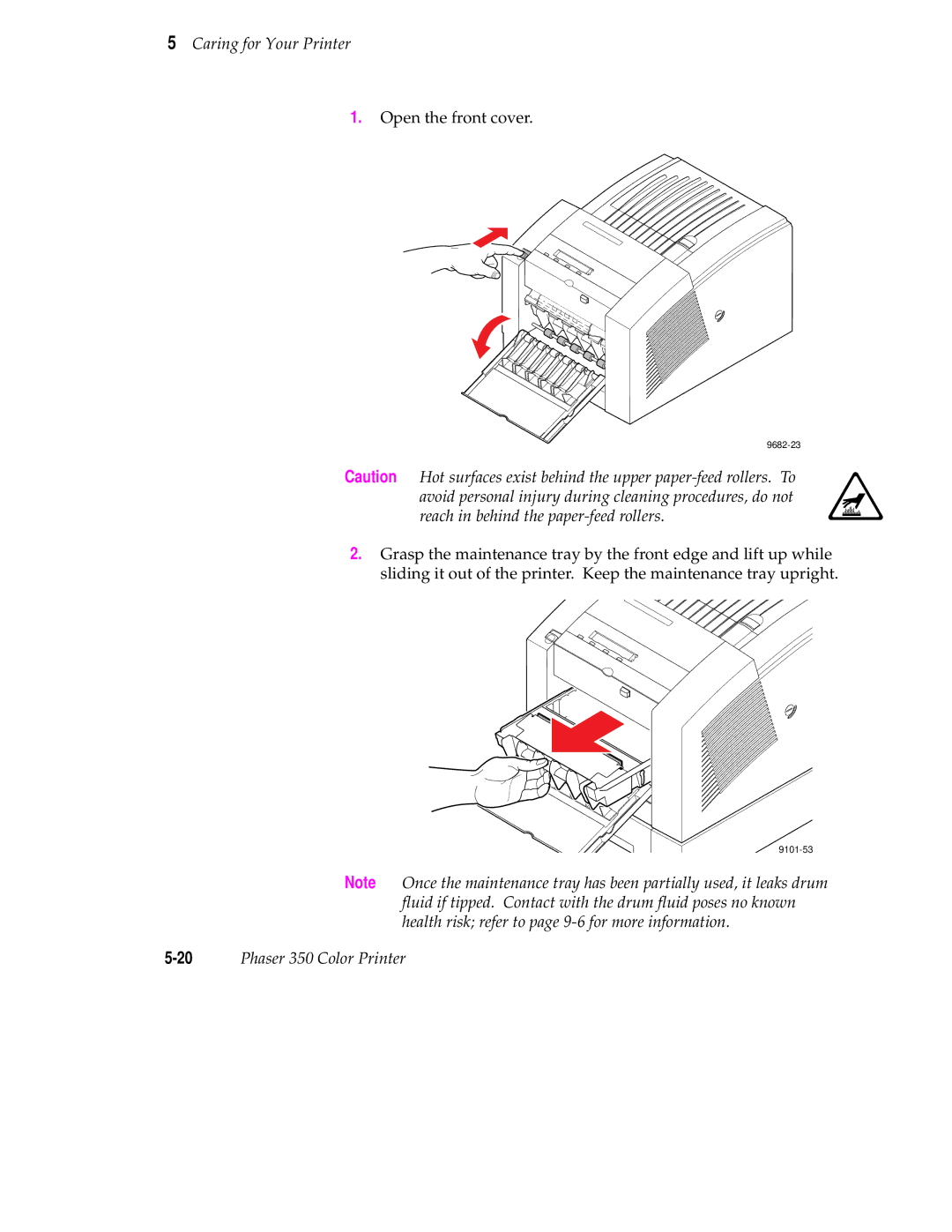 Tektronix Phaser 350 manual 9682-23 