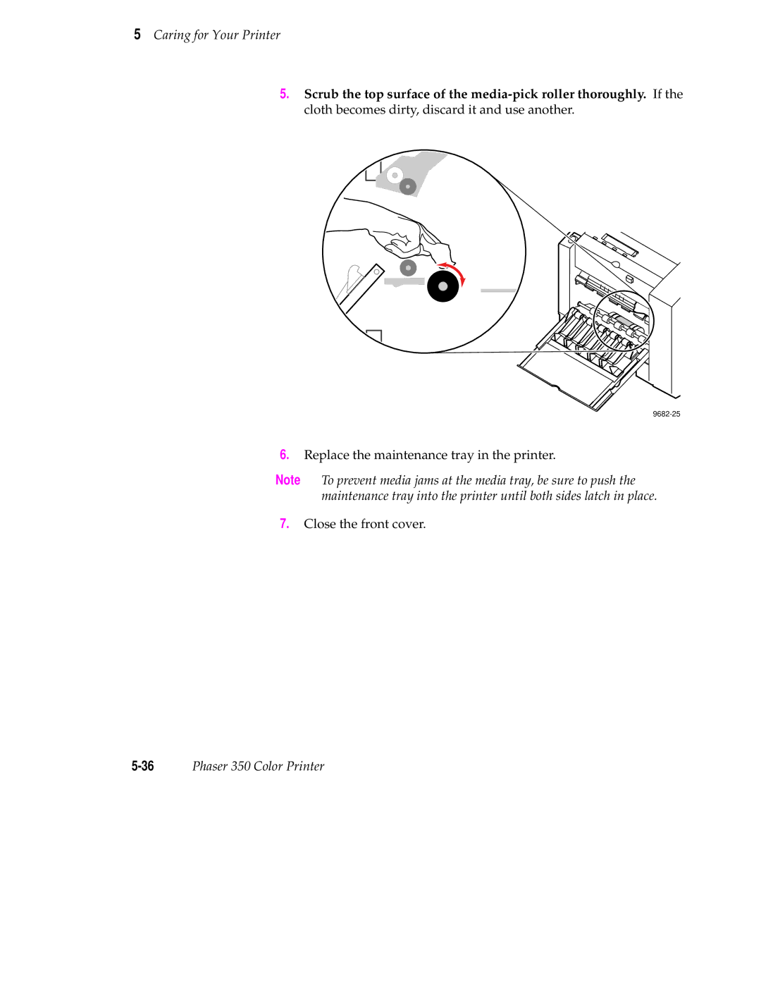 Tektronix Phaser 350 manual 9682-25 