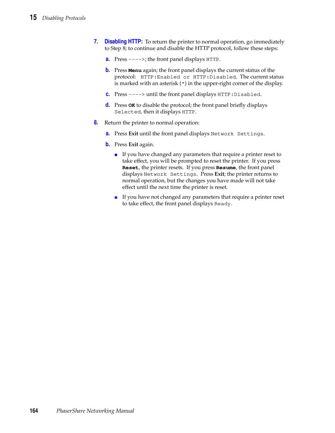 Tektronix Phasershare Printer manual PhaserShare Networking Manual 