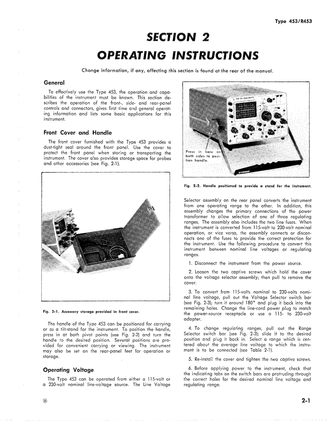 Tektronix R453 manual 