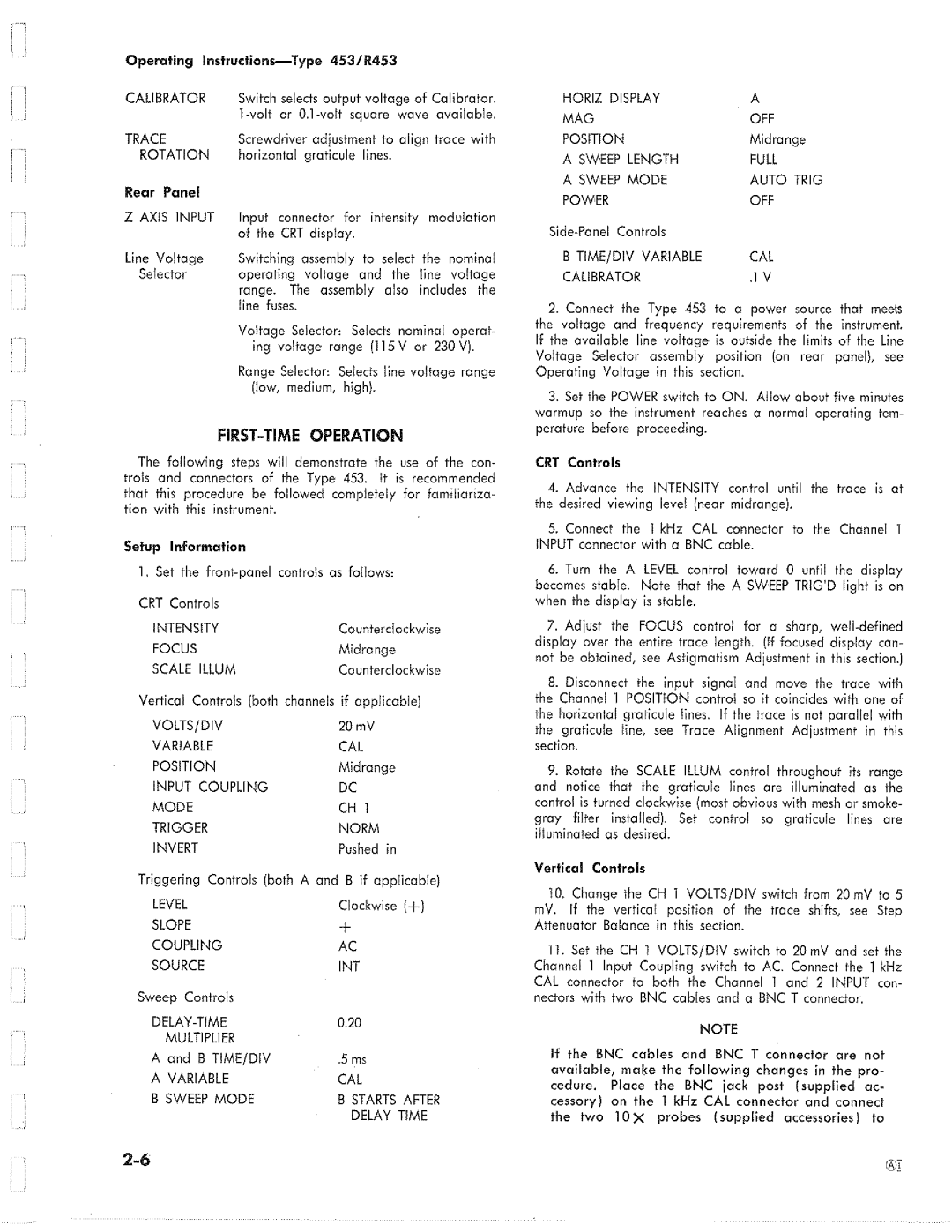 Tektronix R453 manual 