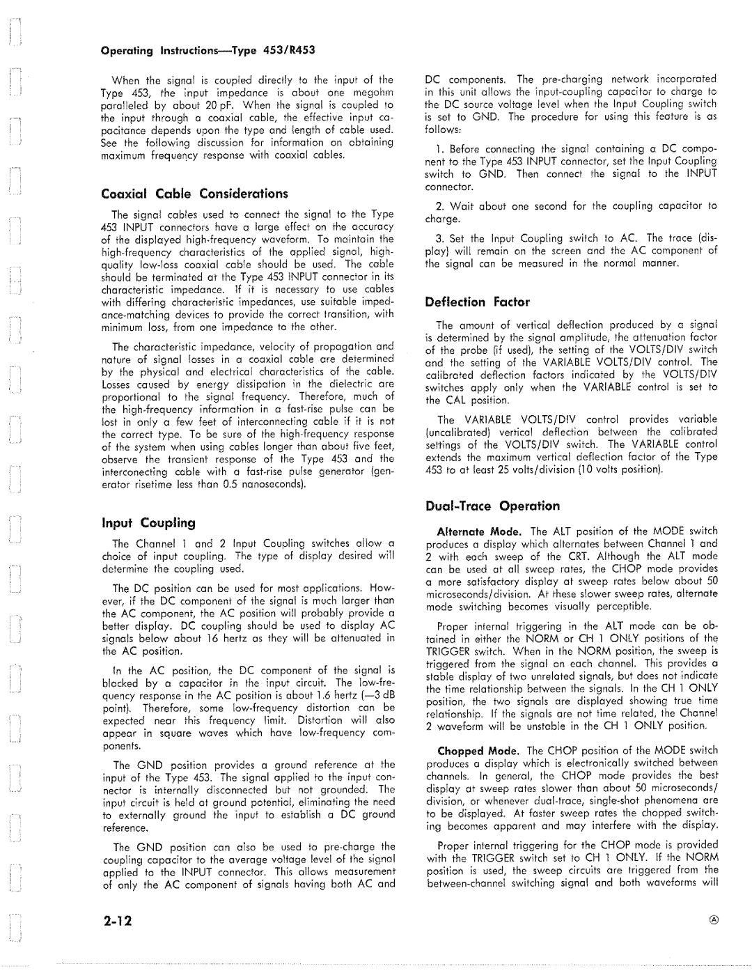 Tektronix R453 manual 