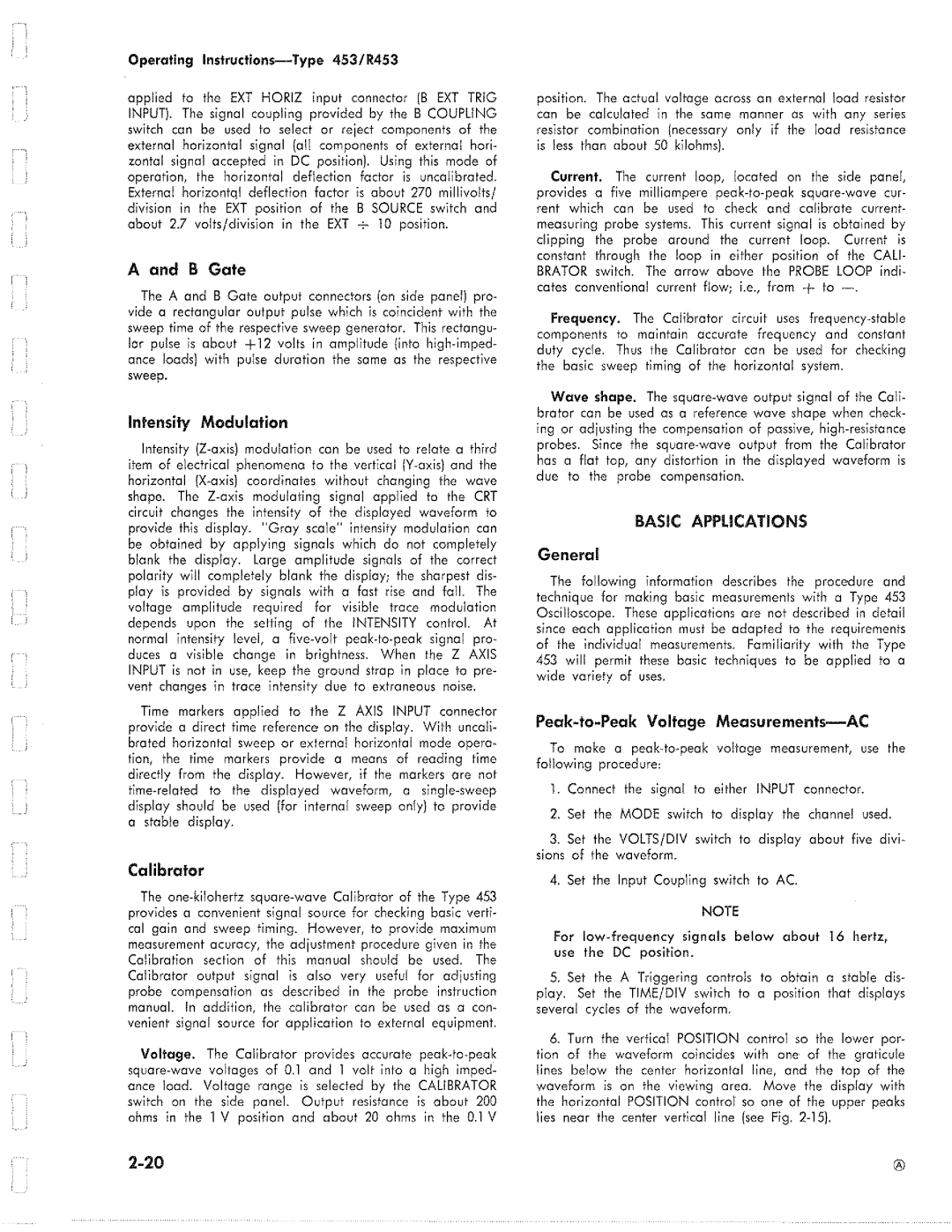 Tektronix R453 manual 