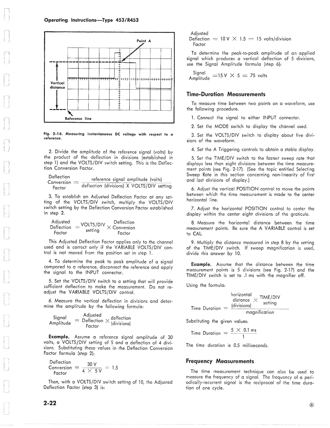 Tektronix R453 manual 