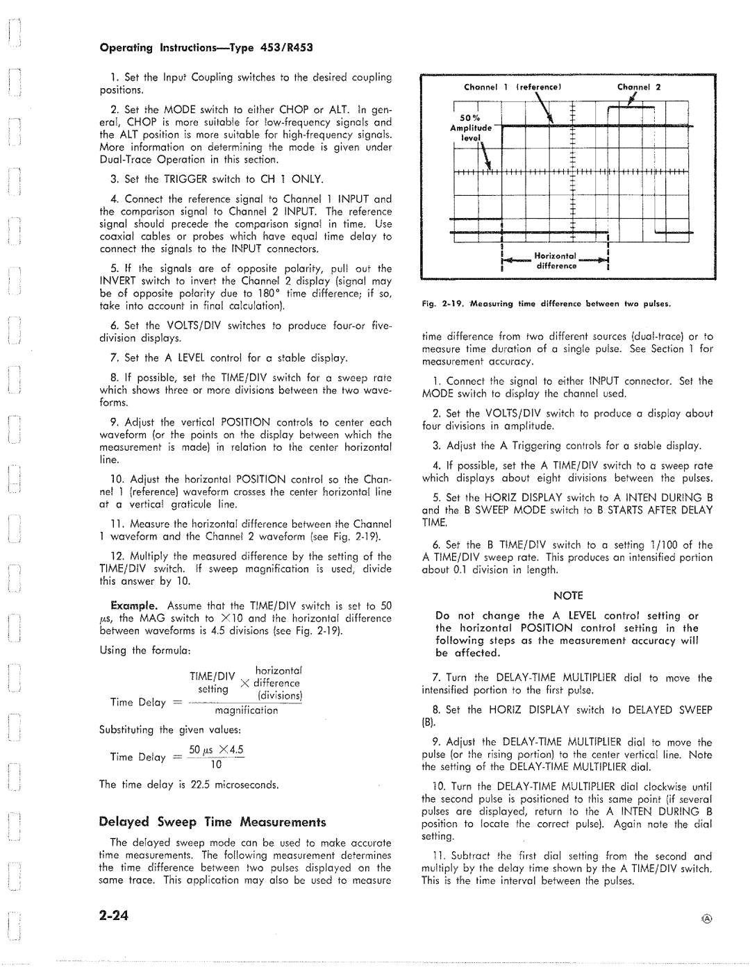 Tektronix R453 manual 