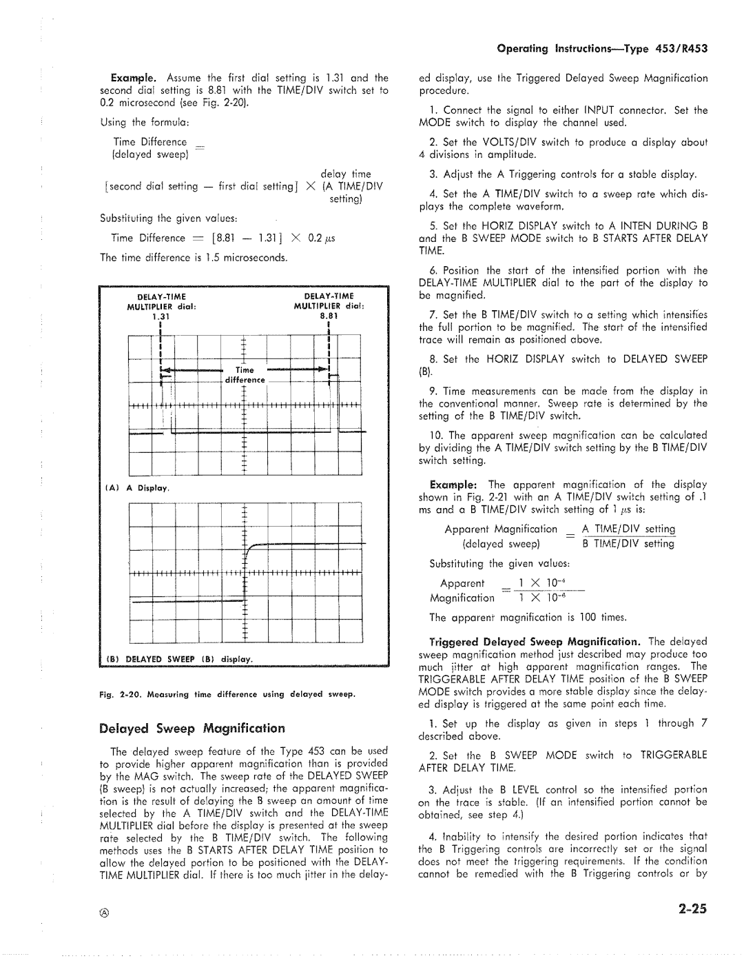 Tektronix R453 manual 