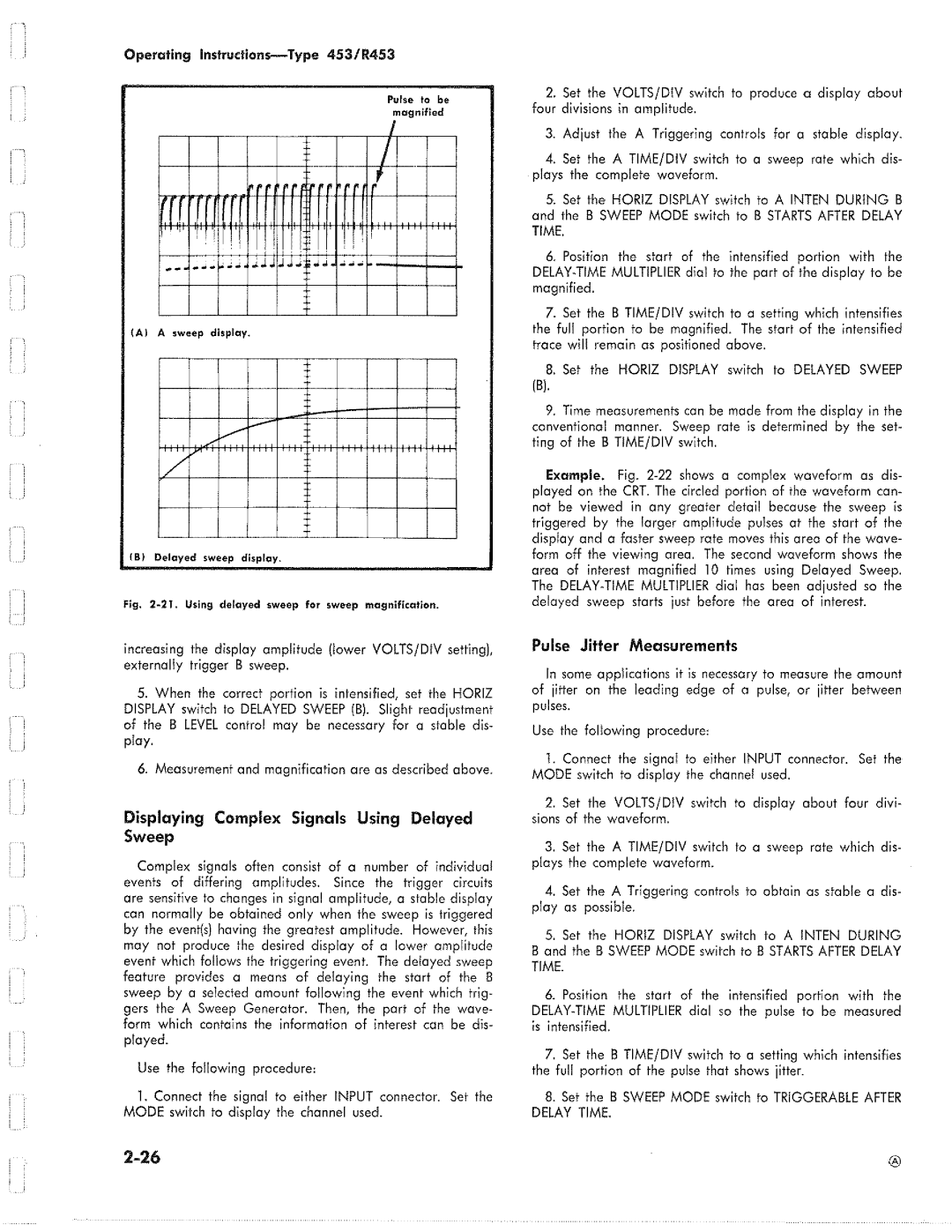 Tektronix R453 manual 