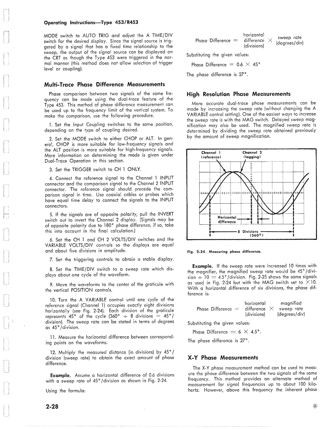 Tektronix R453 manual 