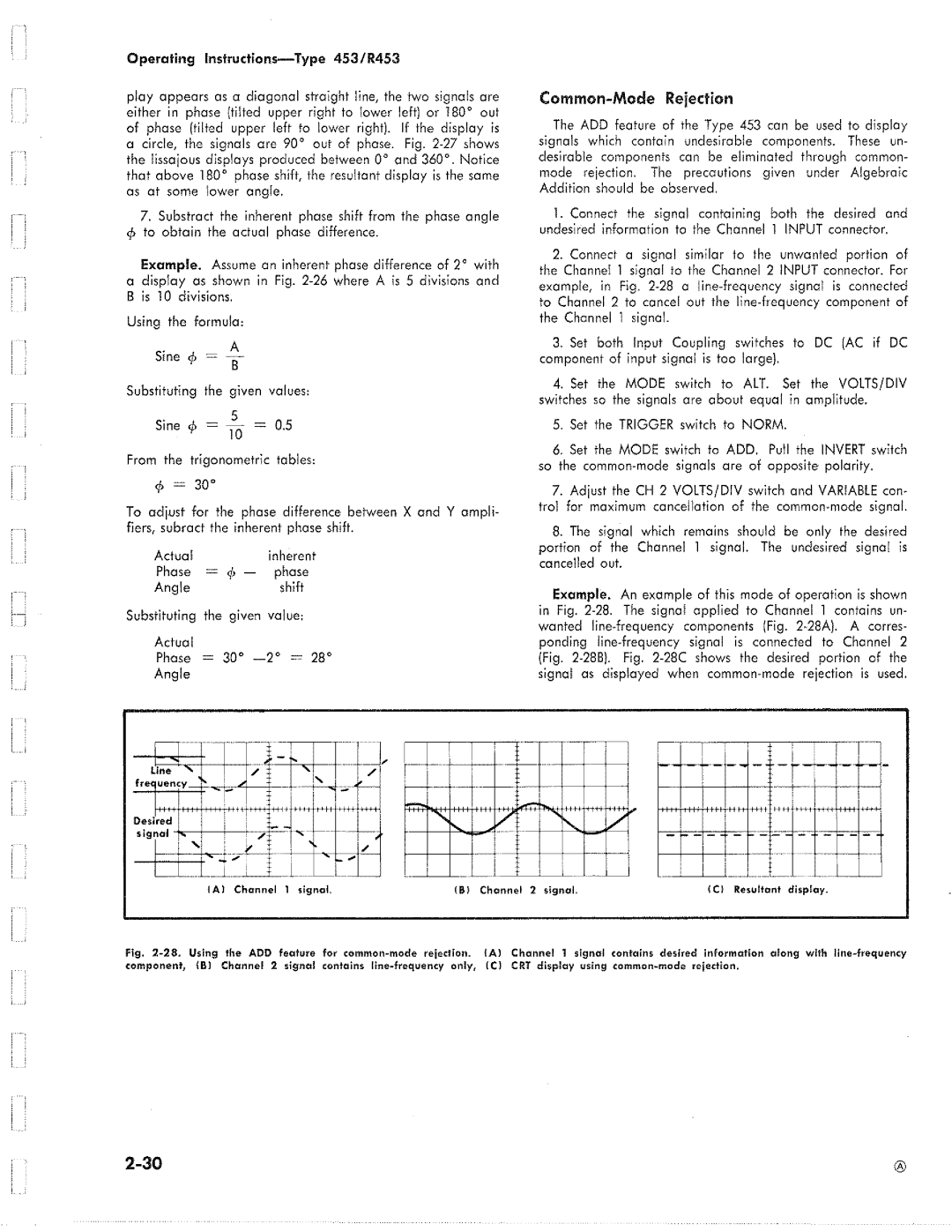 Tektronix R453 manual 