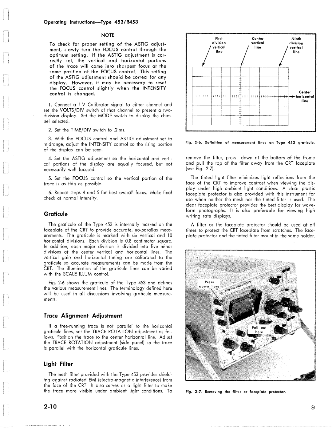Tektronix R453 manual 