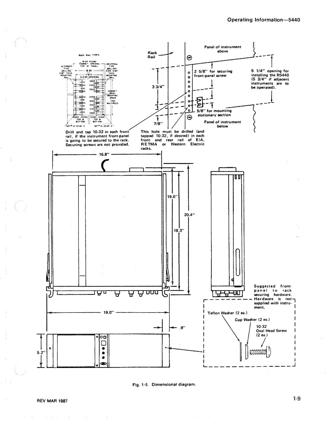 Tektronix R5440 manual 