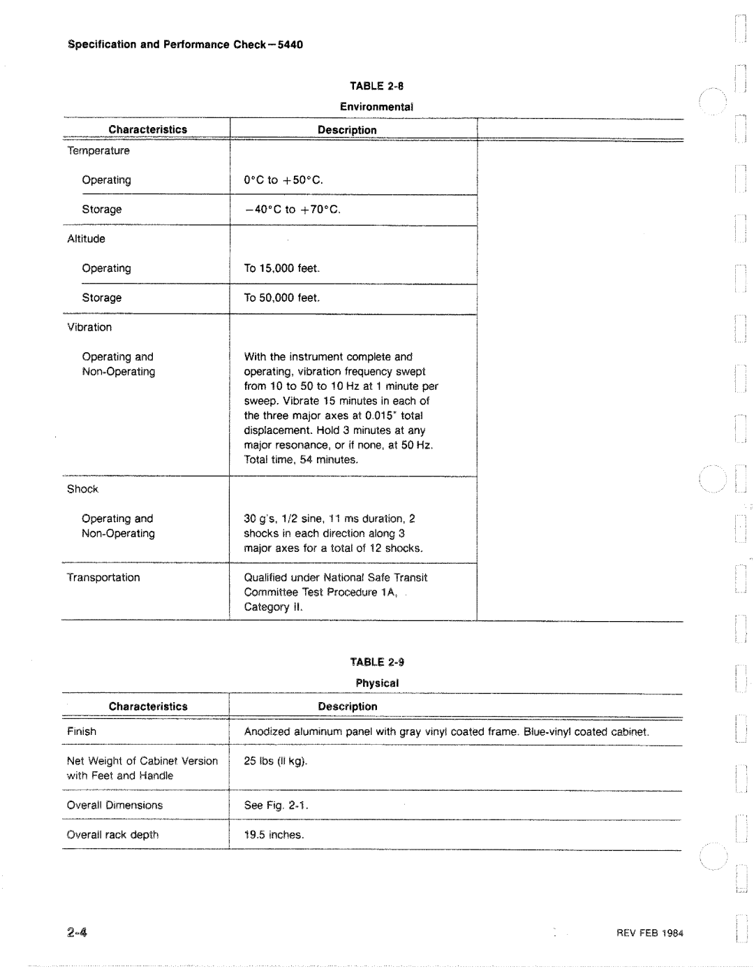 Tektronix R5440 manual 