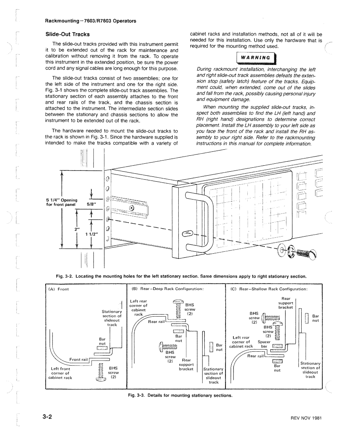 Tektronix R7603 manual 