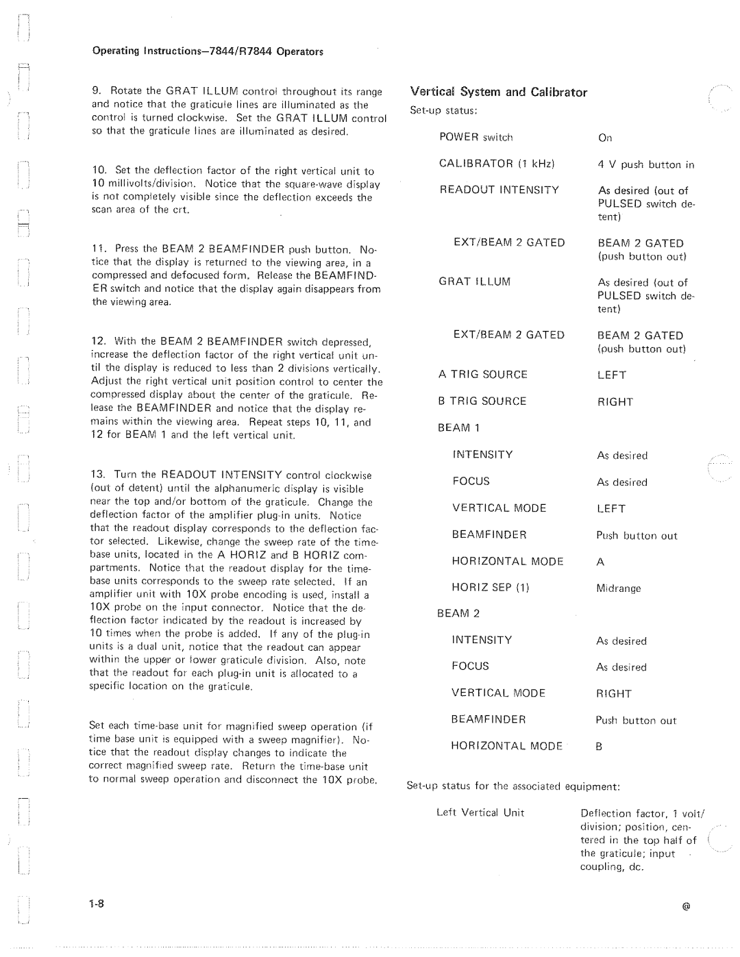 Tektronix R7844 manual 