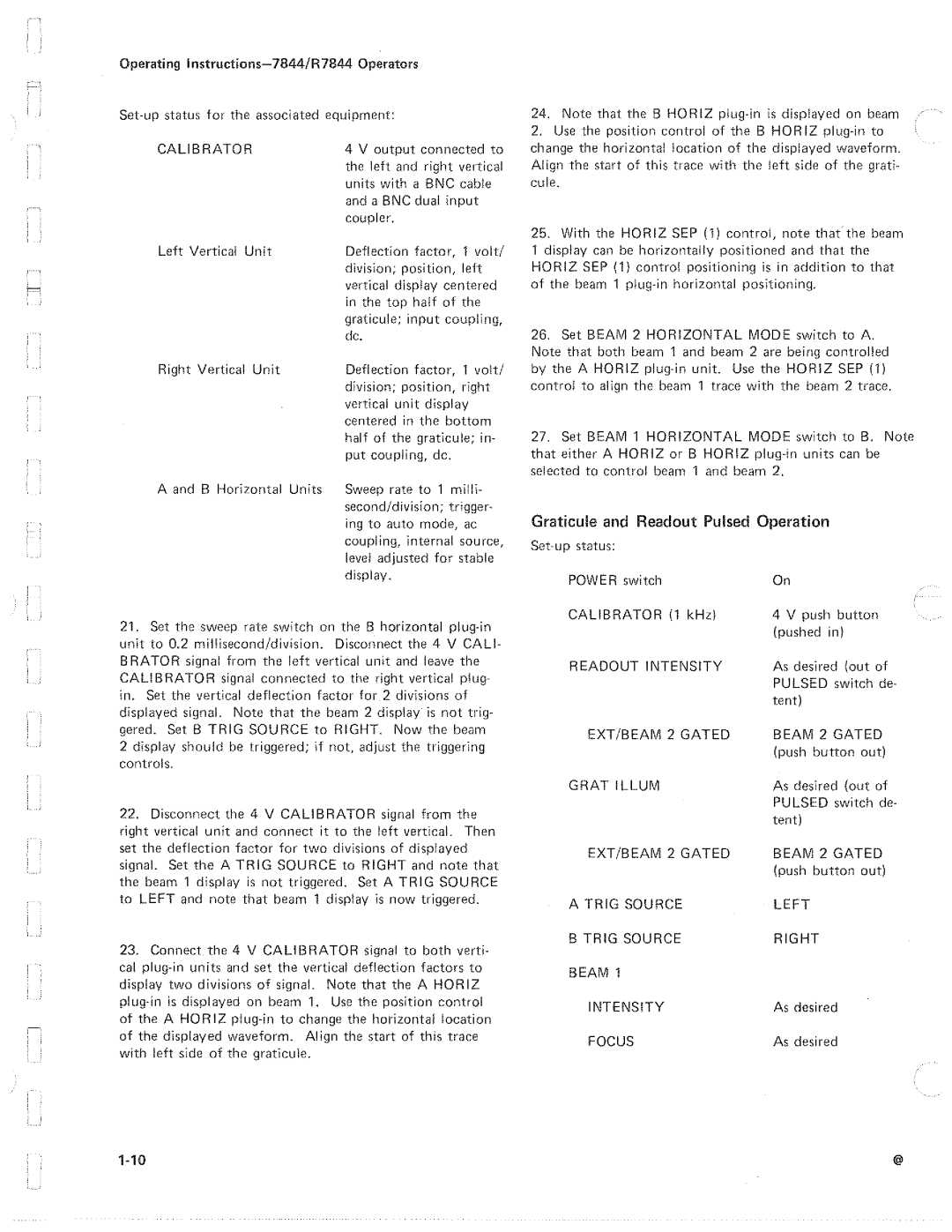 Tektronix R7844 manual 