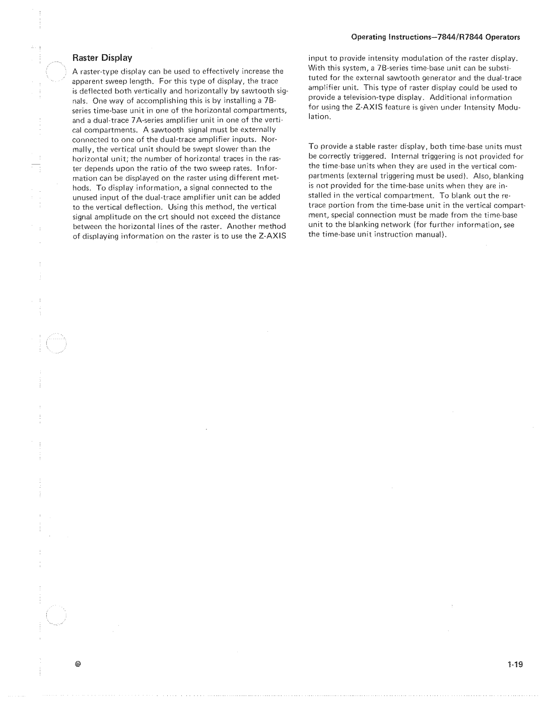 Tektronix R7844 manual 