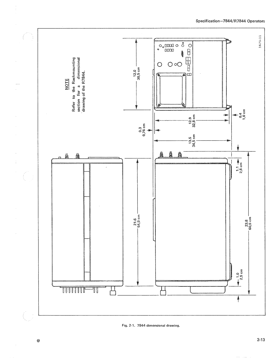 Tektronix R7844 manual 