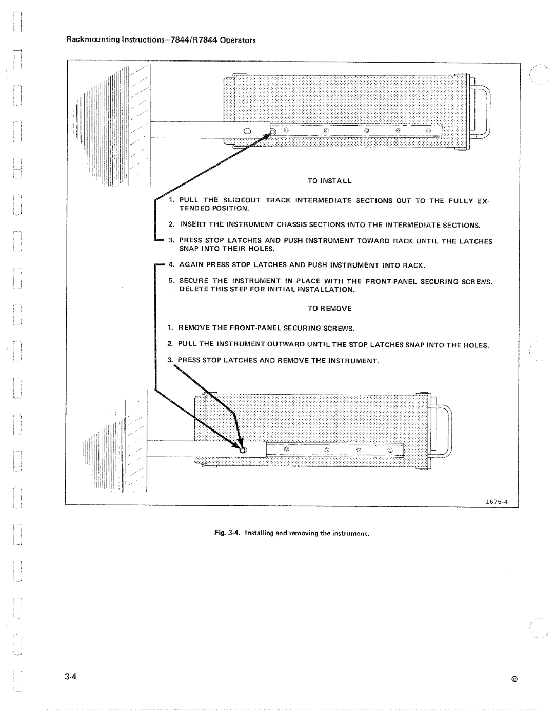 Tektronix R7844 manual 