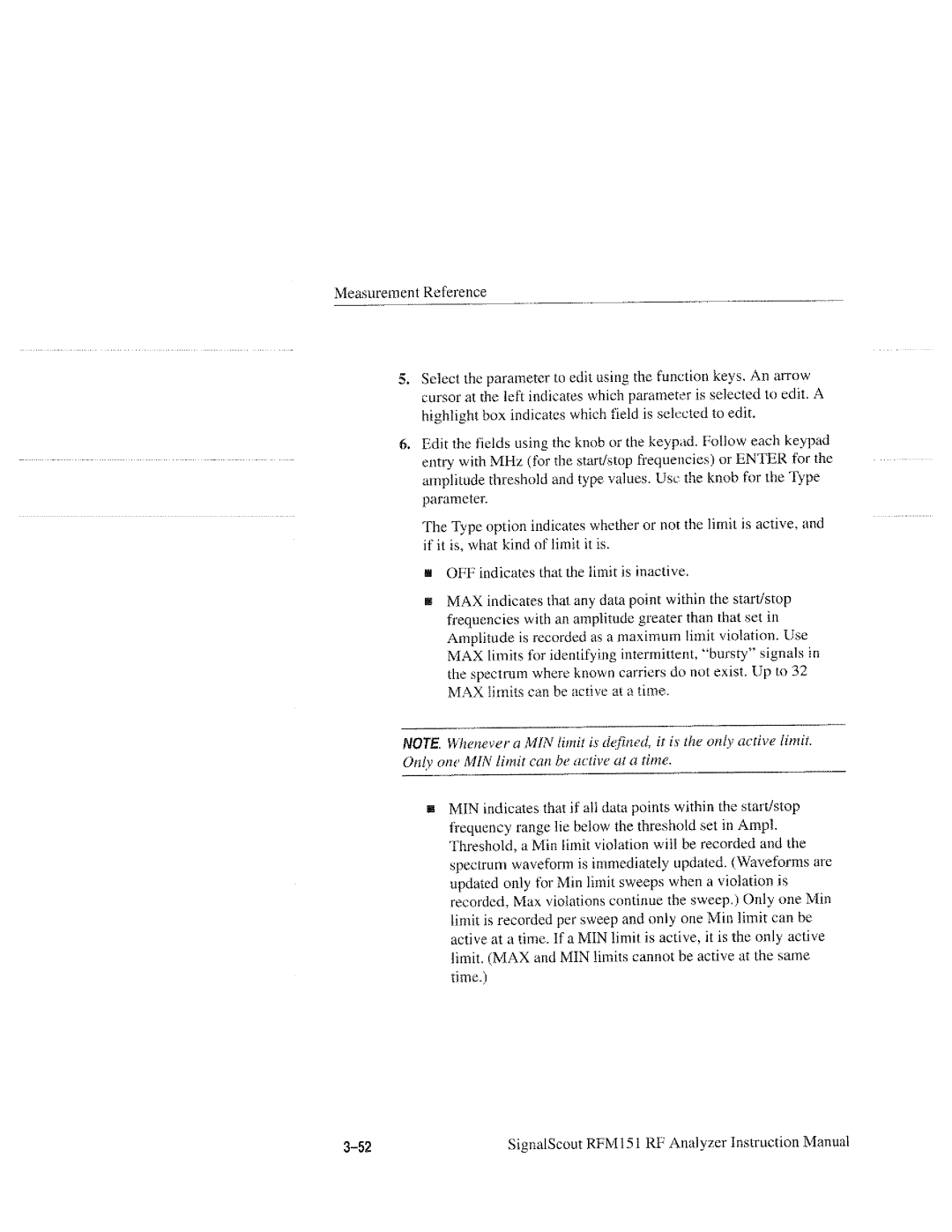 Tektronix RFM151, 070-9960-01 manual 