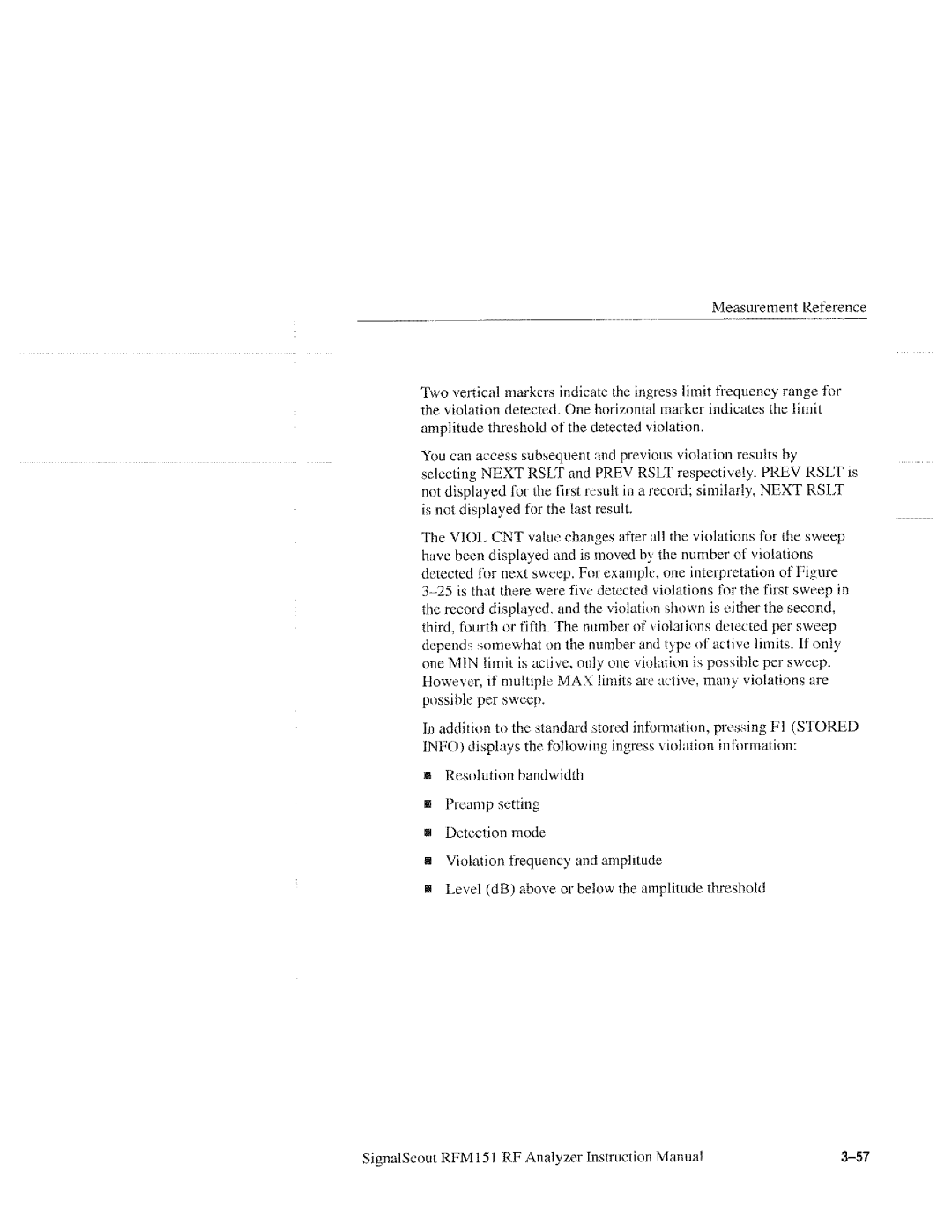 Tektronix 070-9960-01, RFM151 manual 