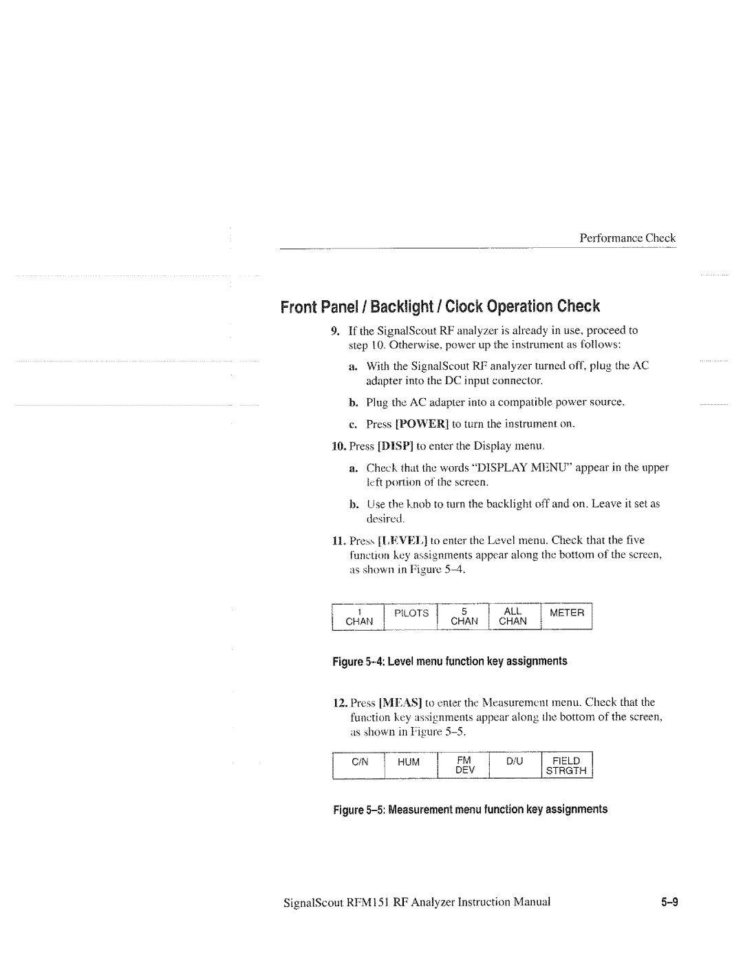 Tektronix 070-9960-01, RFM151 manual 