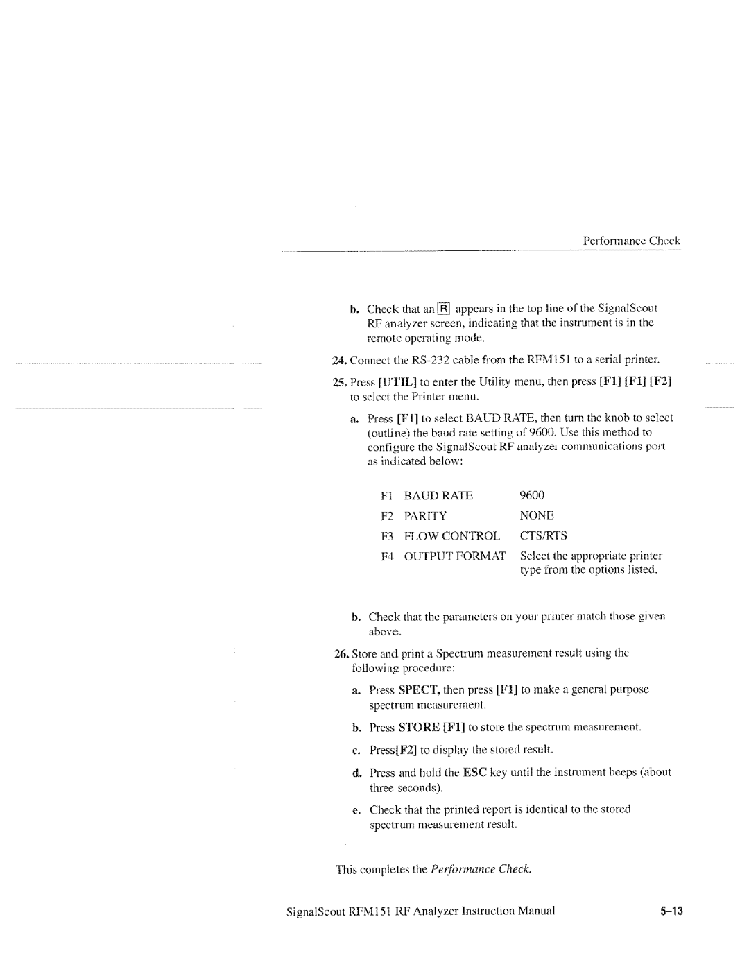 Tektronix 070-9960-01, RFM151 manual 