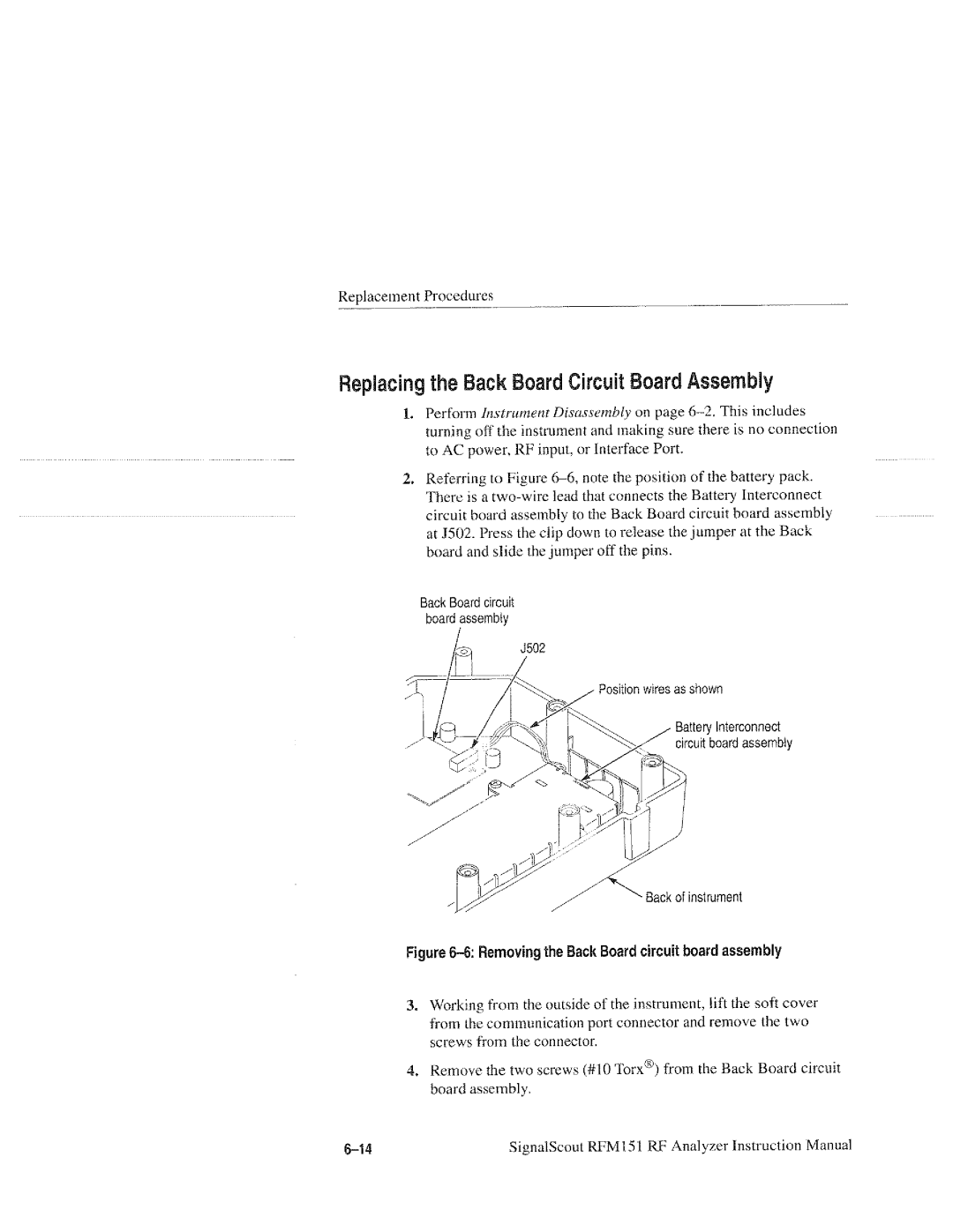 Tektronix RFM151, 070-9960-01 manual 