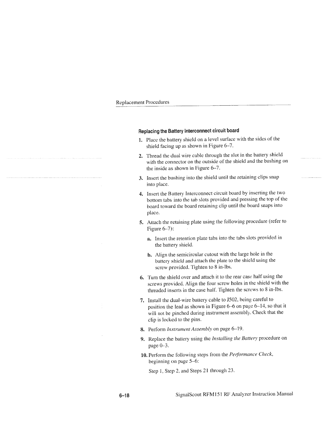 Tektronix RFM151, 070-9960-01 manual 