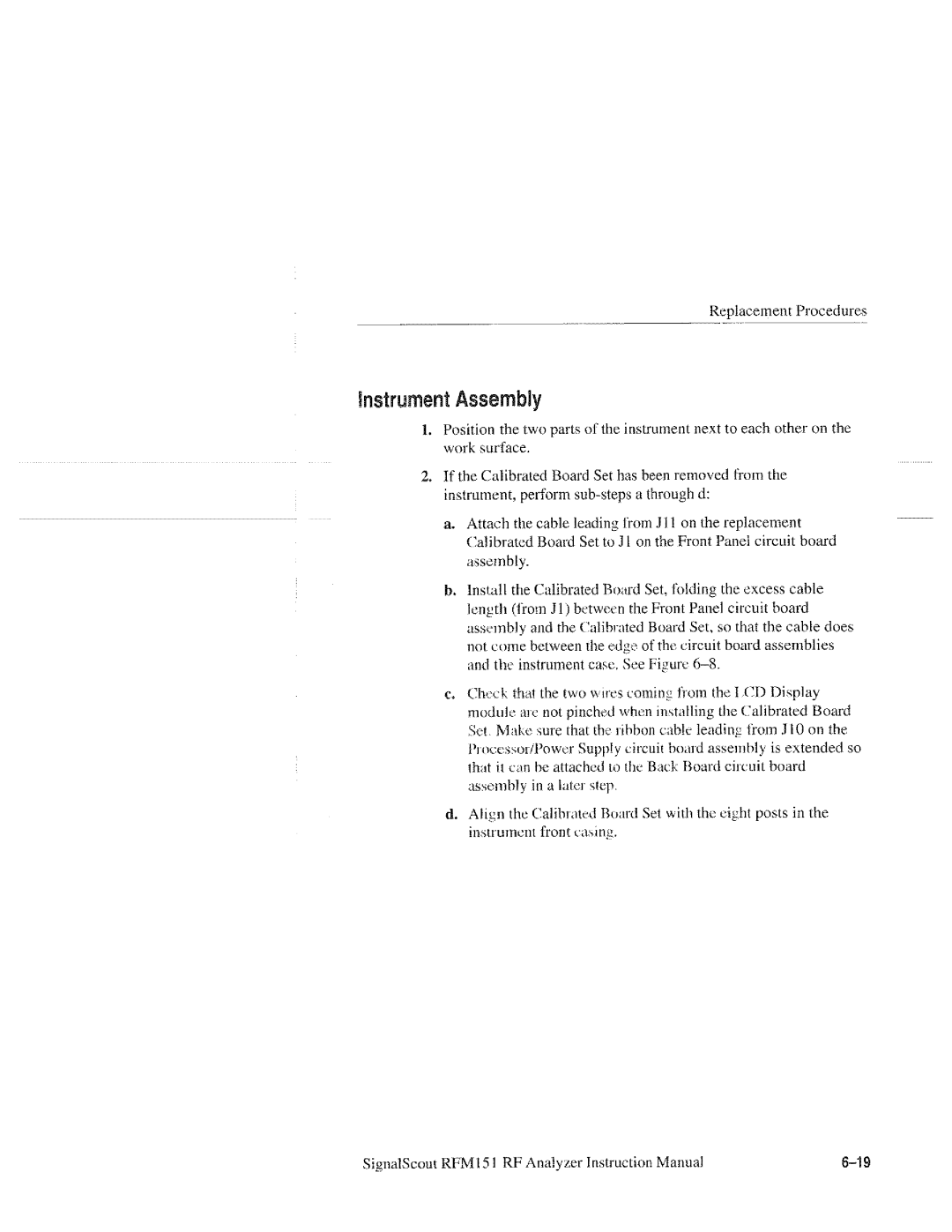 Tektronix 070-9960-01, RFM151 manual 