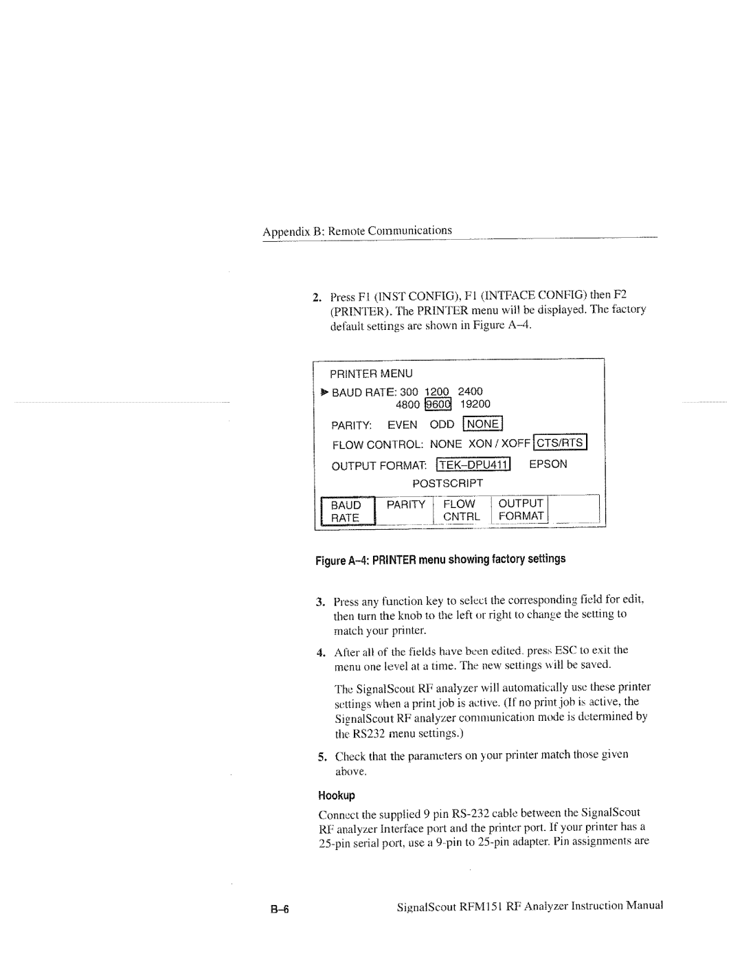 Tektronix RFM151, 070-9960-01 manual 