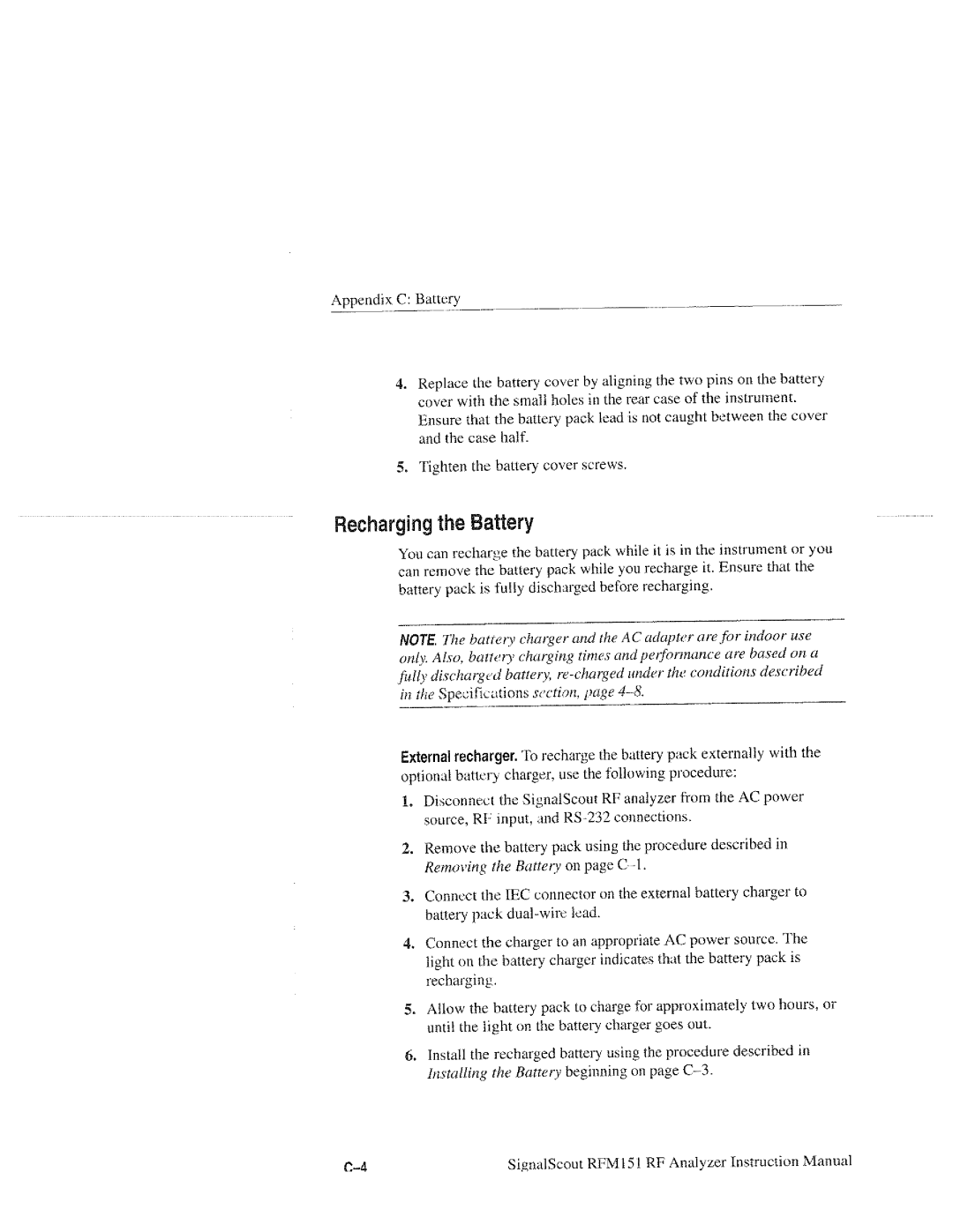 Tektronix RFM151, 070-9960-01 manual 