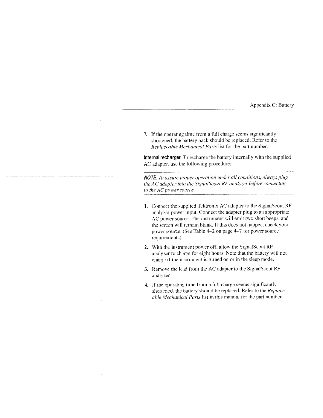 Tektronix 070-9960-01, RFM151 manual 