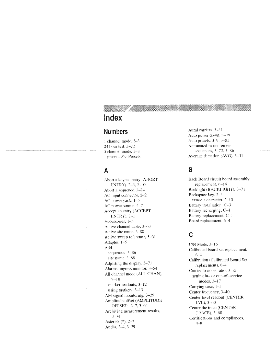 Tektronix 070-9960-01, RFM151 manual 